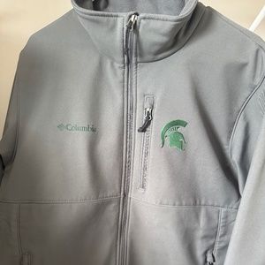 Michigan State Spartans Columbia Omni Softshell Jacket Full Zip